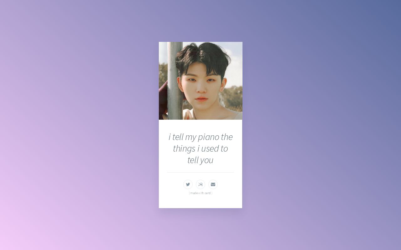 Carrd profile picture for @mismatched